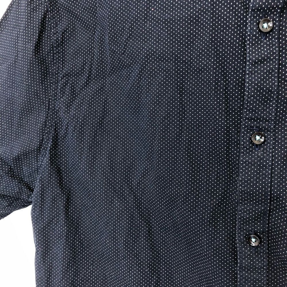 Denim & Flower Ricky Singh navy blue button up short sleeve collared shirt - Picture 8 of 14